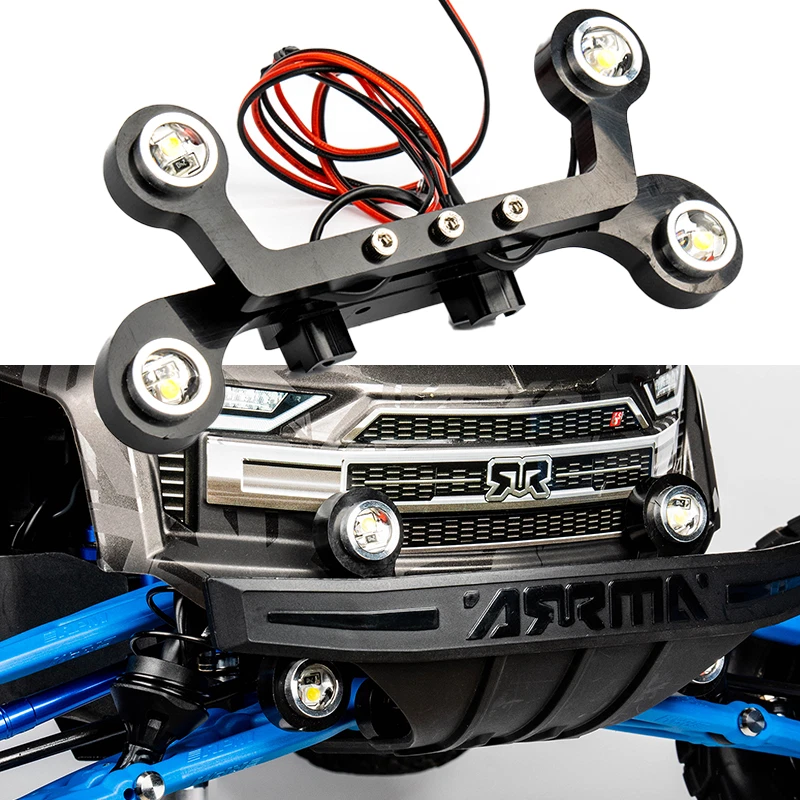 Vordere Scheinwerfer Scheinwerfer Für 1/8 Arrma Kraton 6s Blx ​​Monster LKW Auto - Bild 1 von 4