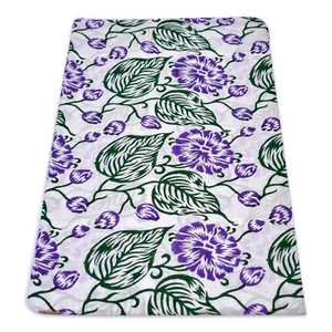 5 Yard Indian Hand Block Printed Fabric Cotton Running Dress Sewing Material C1 - Picture 1 of 4