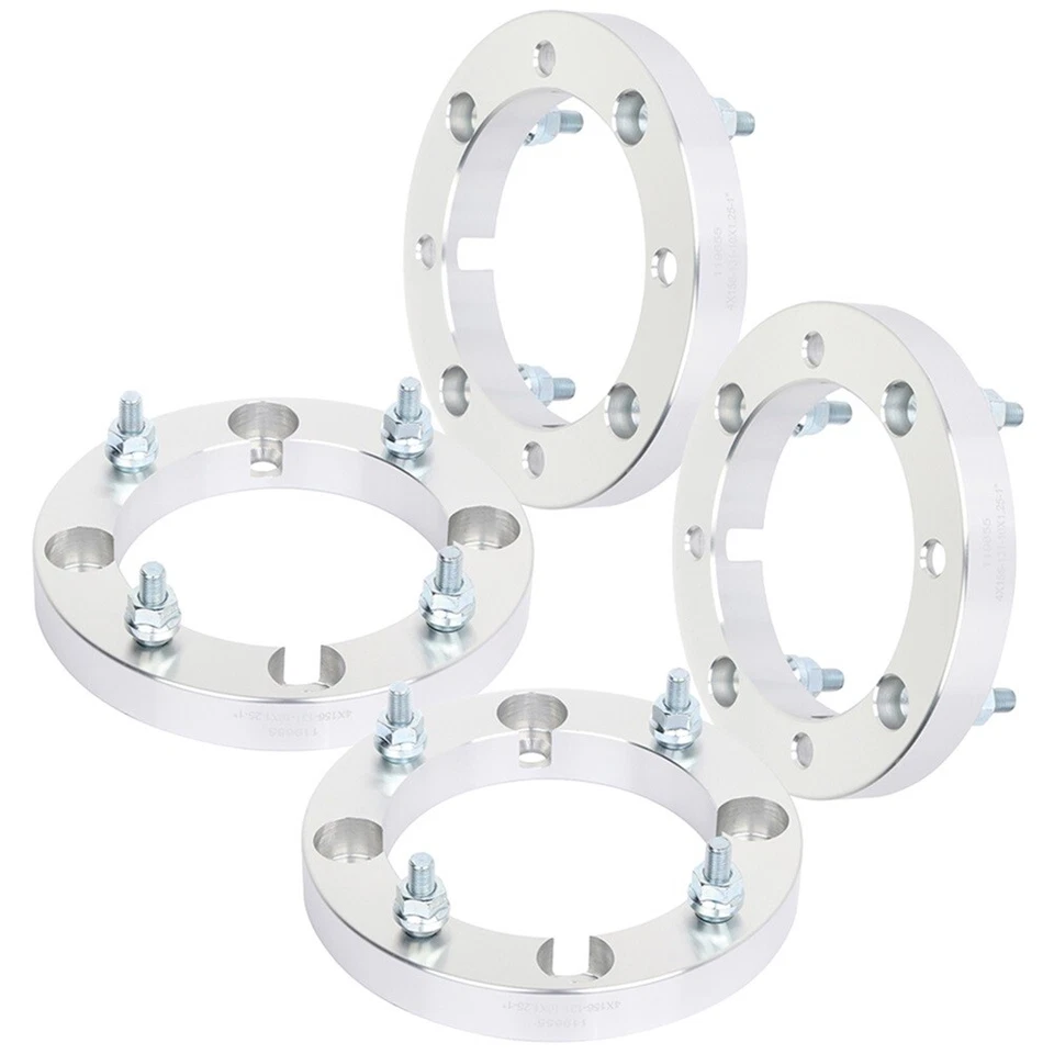 4 Pcs 1" 4x156 Wheel Spacers 10x1.25 For 2009-2014 Polaris Sportsman XP 850 Foto 1 de 4