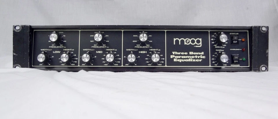 Rare Vintage Moog MKPE Three Band Parametric Equalizer Analog - Image 1 of 4