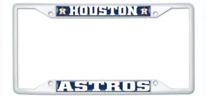 Houston Astros Metal License Plate Frame - Picture 1 of 4