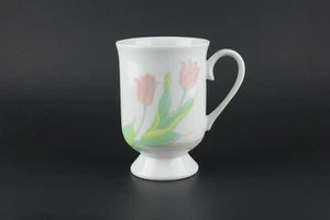 Vtg Lord Taylor Japan Pink Flower Floral Coffee Cup Mug - Picture 1 of 8