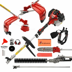 Herramienta de jardín multifunción DEALOURUS 5 en 1 trituradora de gasolina cepillo cortador motosierra - Imagen 1 de 12