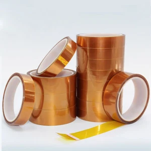 Polyimide Adhesive High Temperature Heat Kapton Tape Double-Sided Width 3-100mm - Picture 1 of 4