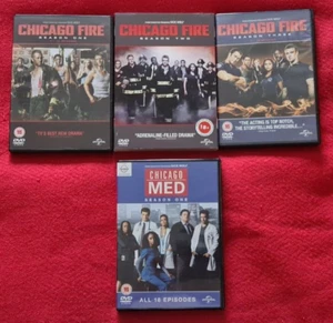 Chicago Fire series 1 - 3 + Chicago Med series 1 DVD bundle - Foto 1 di 1