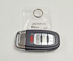 Audi 4 Button Smart Key Keyfob Remote w/ Comfort Access Proximity 2008-2016 - Picture 1 of 6