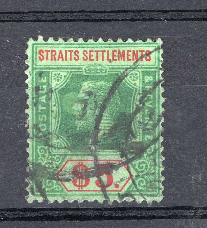 ASENTAMIENTOS DEL ESTRECHO BRITÁNICO, SC # 201, USADO Foto 1 de 1