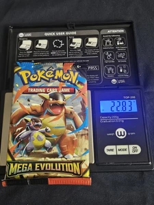 (SCHWER) 22,83g! Pokemon TCG Mega Evolution Booster Pack (SEALED) (11/9F) - Bild 1 von 3