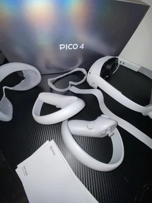 Pico 4 All-in-One VR Headset 128 GB Grau/Weiß Inkl. Controller und Kabel Top - Bild 1 von 4