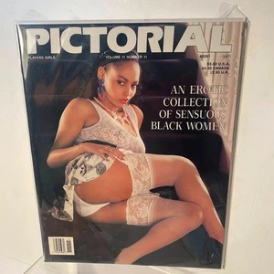 PLAYERS GIRLS PICTORIAL Magazine Vol 11 #11 1991 Vintage Lingerie Pin-Ups - Picture 1 of 3