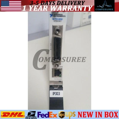 US Free TAX NEW NI PXI-8232 PXI8232 PXI GPIB Instrument. - Image 1 of 4