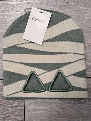 Brand New George Kids Beanie With Triangle Shape Cut Out Eyes. Size XS/S - Image 1 of 3