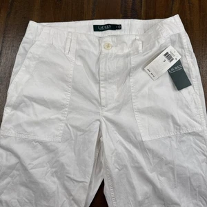RALPH LAUREN Green Label weiße Utility Hose maritim Gr. 6 neu mit Fehler Freizeit - Bild 1 von 17