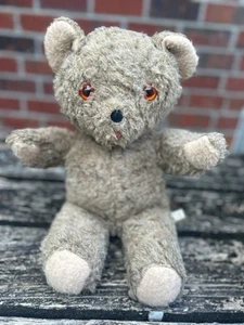 "Oso de peluche vintage Mary Meyer 18"" mohair mediados del siglo XX color tostado ojos Starburst E3" - Imagen 1 de 9