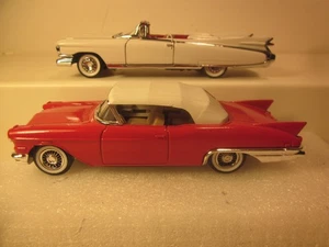F.MINT/SOLIDO, DIECAST 1/43 LOT/2 CLASSIC CADILLAC, '57 / '59 ELDORADO CONV. - Picture 1 of 11