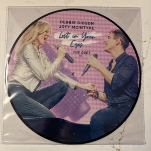 DEBBIE GIBSON LOST IN YOUR EYES 12” SEALED  MINT JOEY MCINTYRE PICTURE DISC - Picture 1 of 2