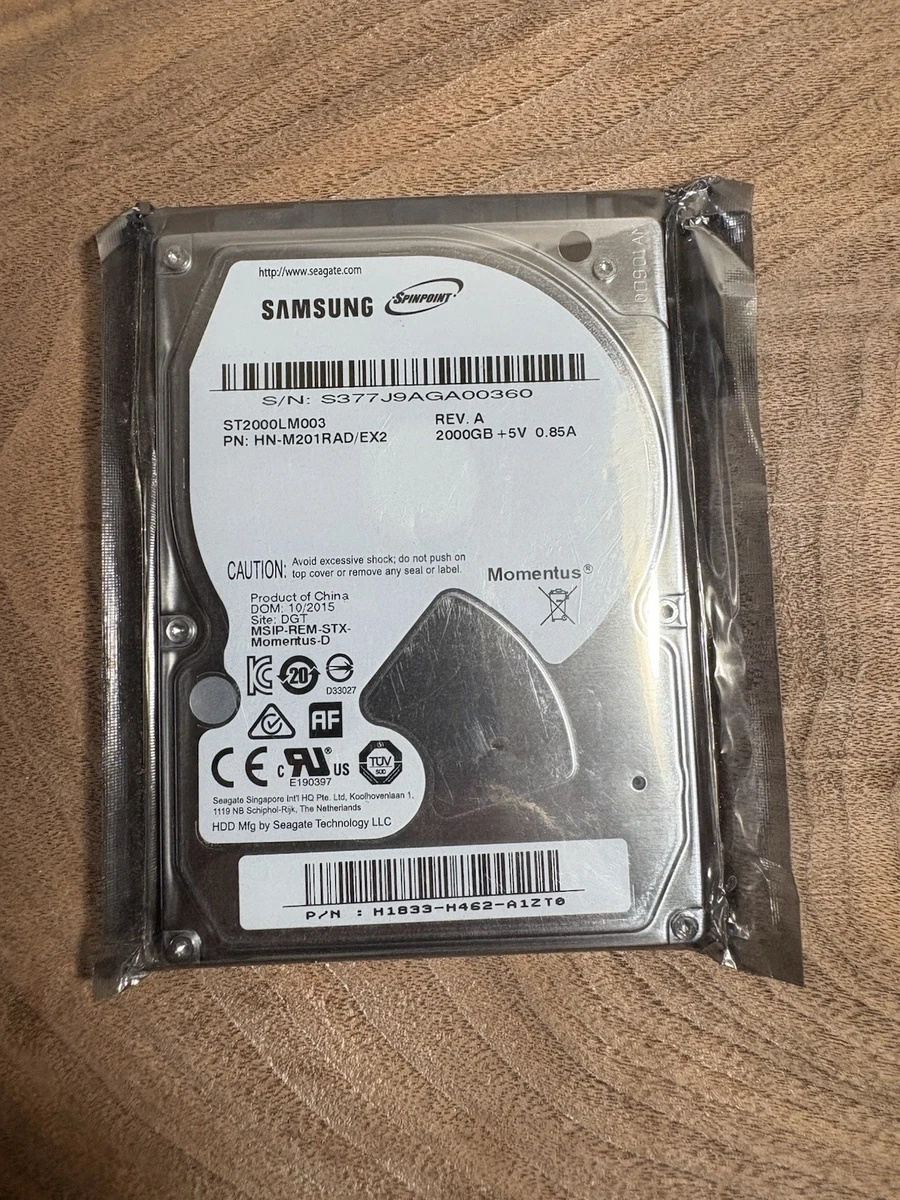 Samsung 2.5 Inch SATA 2TB Internal Hard Disk Drives for sale | eBay
