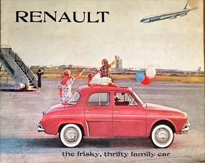1960 Renault Car Sales Brochure: Caravelle  + Dauphine + 4CV,  American version - Picture 1 of 5