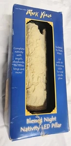MARK KLAUS Blessed Night Nativity LED Pillar NOS NOB - Picture 1 of 5
