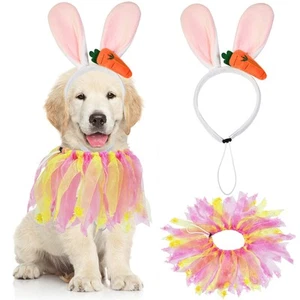 Dog Easter Outfit, Easter Dog Clothes Costume Dog Easter Bunny Ears Dog Easte... - Picture 1 of 7