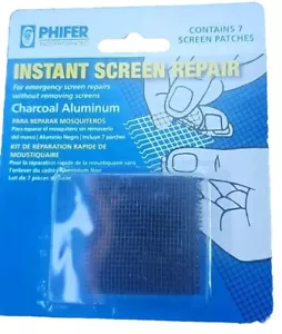 (7-Pk) Phifer Incorporated Kit Riparazione Schermo Alluminio Antracite 3025123 - Foto 1 di 2