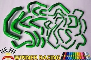 PARA NISSAN SKYLINE GT-T ER34 RB25DET 99-02 RADIADOR DE SILICIO Y MANGUERAS AUXILIARES Griego - Imagen 1 de 6