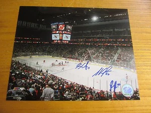 Stephen Gionta, Rod Pelley & Anton Volchenkov Autographed 8X10 Photograph NHL - Picture 1 of 2