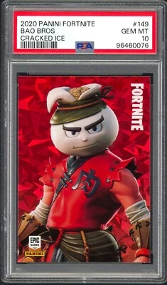 Fortnite Series 2 Bao Bros #149 Cracked Ice 2020 EE. UU. PSA 10 Pop 3 Foto 1 de 2