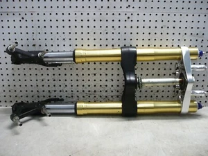 TRIUMPH 05-07 05 SPEED TRIPLE 1050 FRONT FORK SUSPENSION TRIPLE TREE SHOCK SET - Imagen 1 de 21