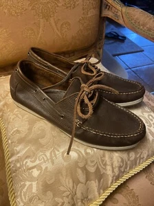 New $169 Colorado Mens Size 11 Leather Brown Tan Shoe Loafer Driving Shoes - Picture 1 of 7