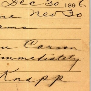 Scarce Vintage 1896 Western Union Telegraph "Bullion Today Sixty Five Dollars" - Picture 1 of 3