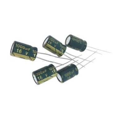 ELPOHL 5x Elko radial 1000µF 8x12mm 1000uF 16V 105°C Elektrolytkondensator LowESR