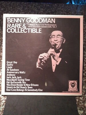 BENNY GOODMAN RARE & COLLECTIBLE RARE LIVE PERFORMANCES NEVER RECORDED... - Image 1 of 4