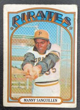 1972 O-Pee-Chee Baseball - #60 Manny Sanguillen - Pittsburgh Pirates