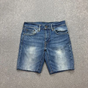 Levis Denim Shorts Adult W28 Blue Jorts Y2K Loose Red Tab Dad Wash USA Men* - Picture 1 of 10