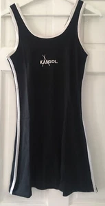 💥LADIES/YOUTH RETRO 90’s KANGOL 💯COTTON JERSEY STRAPPED DRESS*EXCELLENT CON!* - Picture 1 of 5