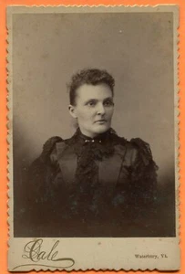Waterbury, VT, Portrait of a Young Woman, by Cale, circa 1880s - Picture 1 of 2