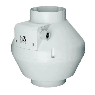 Radialer Rohrventilator Vortice CA 125 V0 D Kunststoff bis zu 300 m³/h