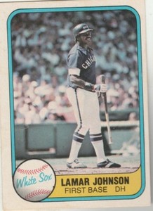 FREE SHIPPING-MINT-1981 Fleer #350 Lamar Johnson White Sox PLUS BONUS CARDS