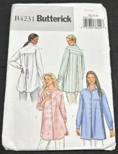Butterick Misses/Misses Petite Shirt Muster B4231 WMS GRÖSSE 20-24 UC - Bild 1 von 2
