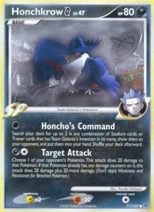 Pokemon Honchkrow G (77/140) Platinum LP - Picture 1 of 1