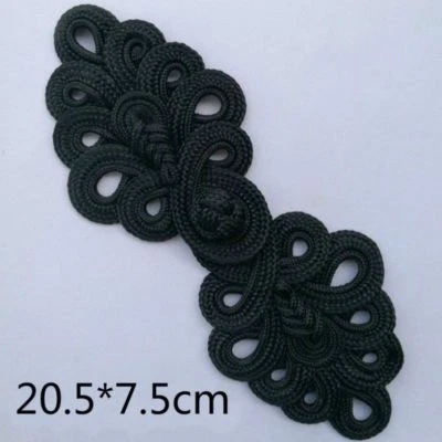 1 Pair Large Chinese Frog Fasteners Closure Button Knots Craft 8 3 Inches Gold - Image 1 of 4