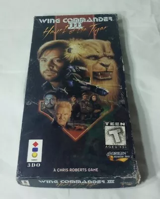 Wing Commander III: Heart of the Tiger ~ Missing Disc One ~ 3DO Long Box Rare - Image 1 of 4