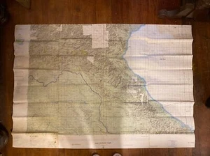 USAF PILOTAGE CHART Map Of Laos, Thailand, Vietnam, Gulf Tonkin ‘65 Vietnam War - Picture 1 of 15