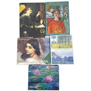 Lote de 5 juegos en caja de tarjetas de felicitación de museo de bellas artes Monet Matisse culto a la belleza - Imagen 1 de 2
