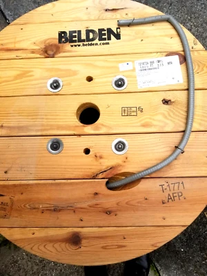 Belden 121872A DataTuff Cat 6, 4 Bonded-Pr #23 Sol BC, PO Ins, PVC Jkt 1,000 FT. - Image 1 of 4