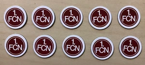 10x 1. FC Nürnberg Magnet - 2,1 cm Logo - Fussball Bundesliga - Sportbild #072 - Bild 1 von 1