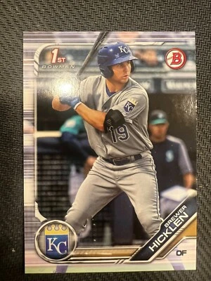 QTY: 2019 Bowman Prospects - Brewer Hicklen ( Royals ) 1st Rookie #BP-72 - Image 1 of 2