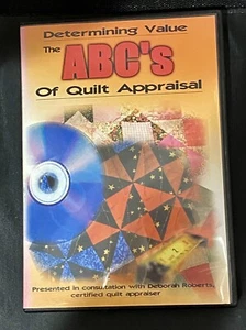 DETERMINING VALUE: THE ABC's OF QUILT APPRAISAL -DVD 2003 American Quilters Scty - Imagen 1 de 2