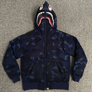 ⭐️ A Bathing Ape X BAPE Shark Camouflage Coat ⭐️ 100% AUTHENTIC ⭐️ SIZE SMALL ⭐️ - Picture 1 of 7
